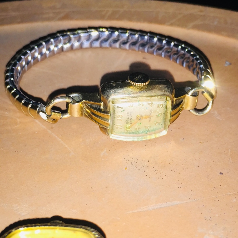 Gruen curvex precision 10k GF vintage watch